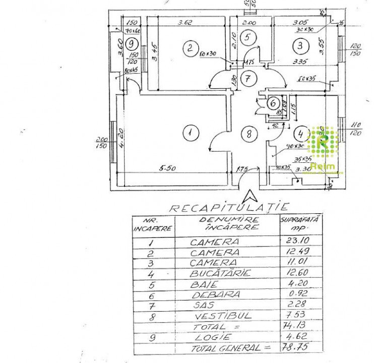 3 Camere | Decomandat | Lujerului | Virtutii | Rozcafe | 79 MP
