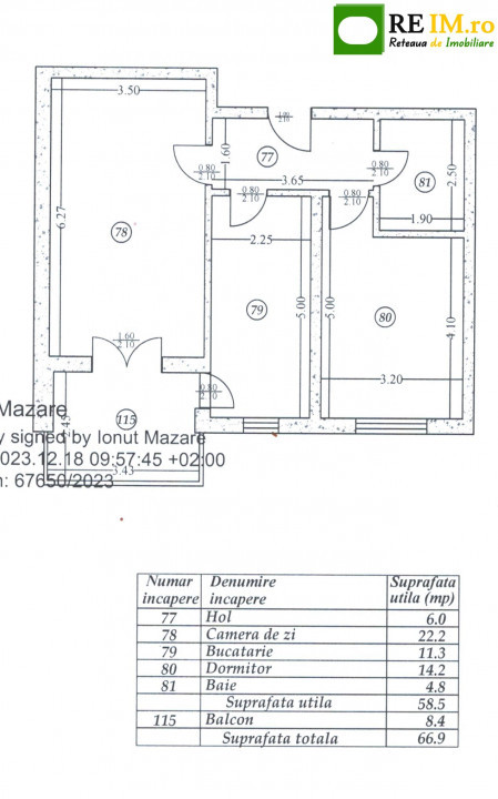 Vanzare | Apartament 2 camere | Prelungirea Ghencea | 