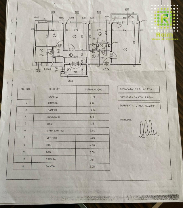 Vanzare | Apartament 3 camere | Lujerului