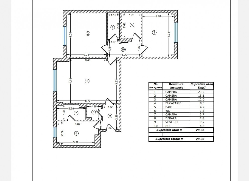 VANZARE | Apartament 3 camere | LUJERULUI -  VIRTUTII | Comision 0%